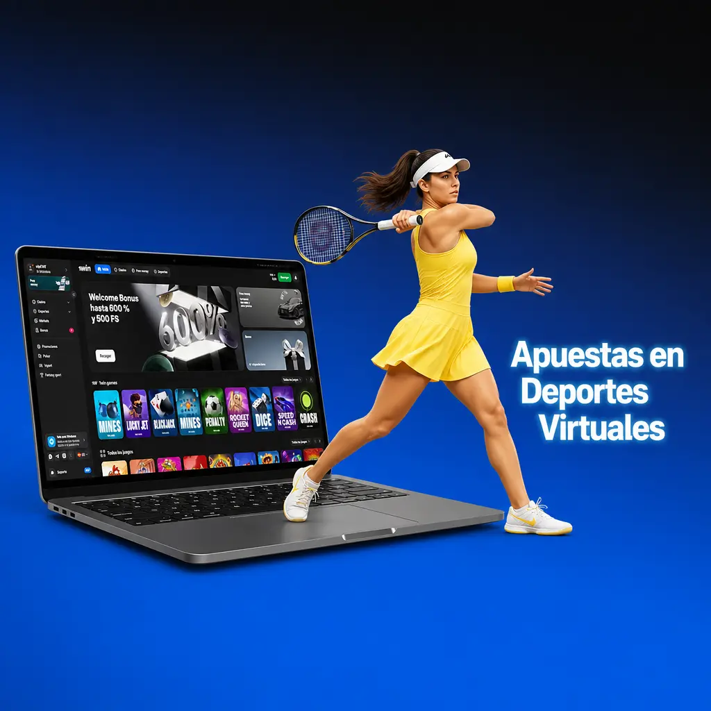 Apuestas en deportes virtuales 1win: fútbol, tenis, carreras de caballos y coches disponibles 24/7