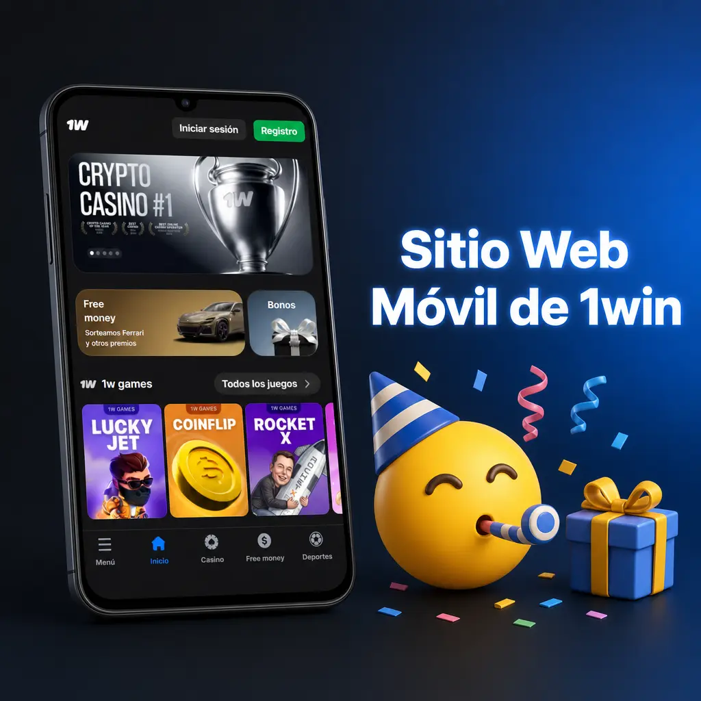 Sitio web móvil de 1win optimizado para smartphones y tablets en Panamá con acceso completo a apuestas