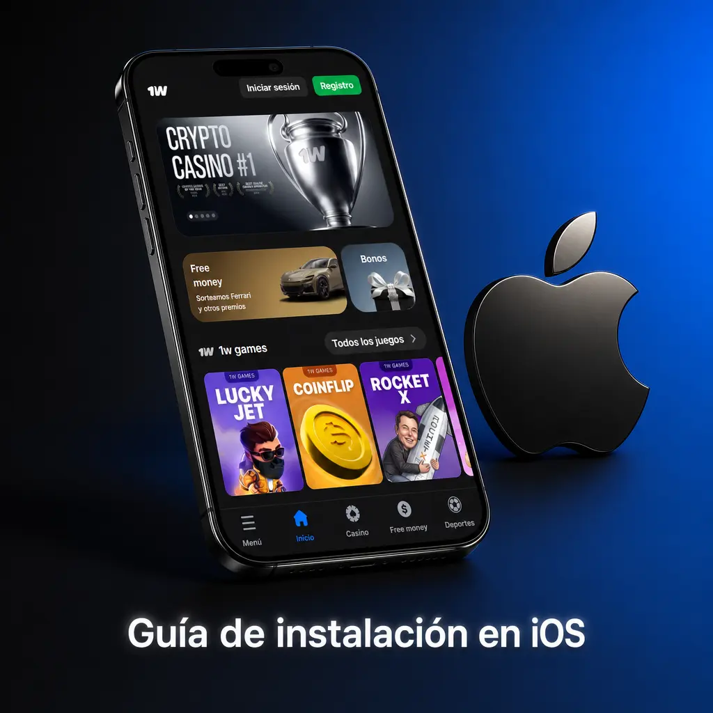 Guía de instalación de la app 1win PWA en iPhone desde Safari sin necesidad de App Store