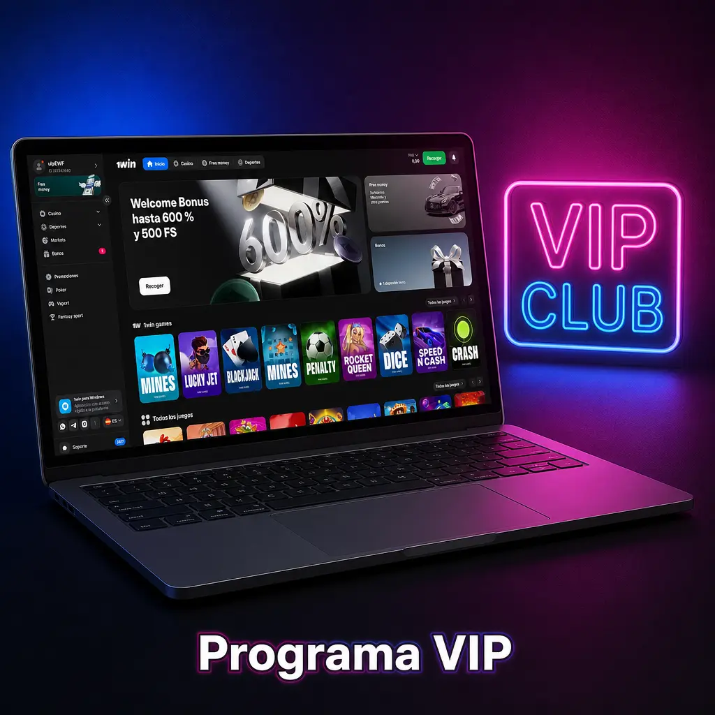 Programa VIP de 1win con niveles de lealtad, cashback del 30% y torneos exclusivos para jugadores en Panamá