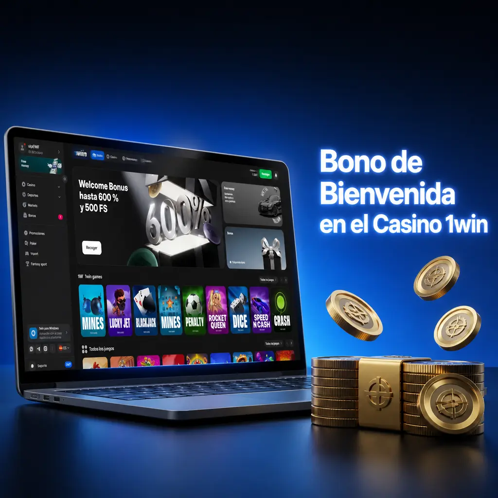 Bono de bienvenida 500% en Casino 1win Panamá para nuevos jugadores en los primeros 4 depósitos
