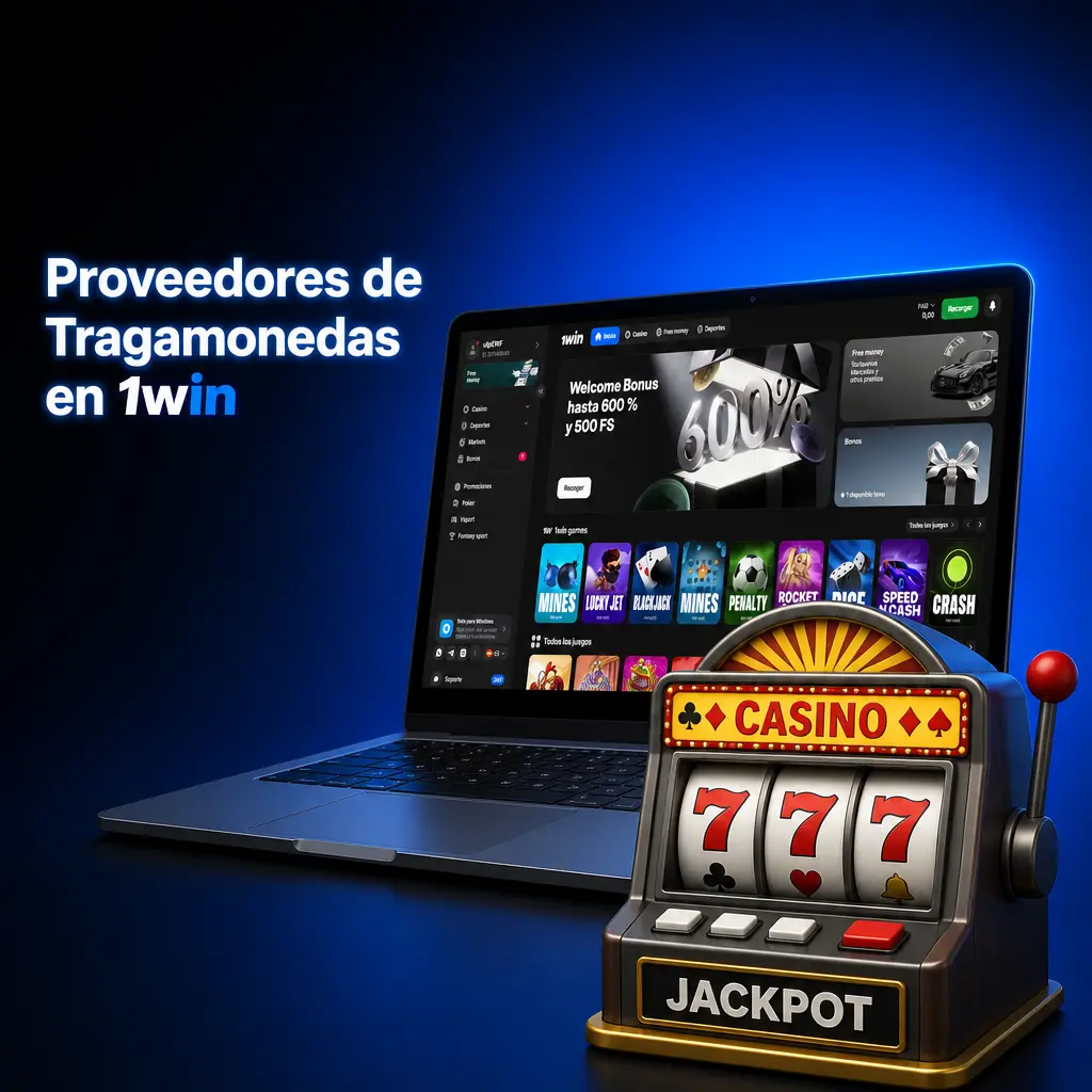 Logotipos de proveedores de tragamonedas en 1win como Pragmatic Play, NetEnt y Microgaming