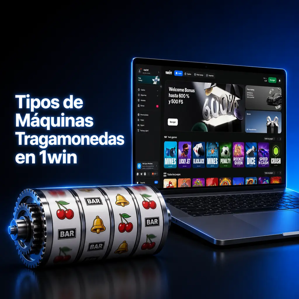 Tipos de máquinas tragamonedas en 1win: video slots, clásicas, Megaways, jackpot progresivo y más